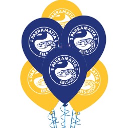NRL Parramatta Eels Balloons (Pack of 5)