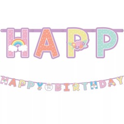 Unicorn Birthday Banner Kit