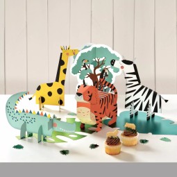 Get Wild Jungle Table Decorating Kit (Set of 5)