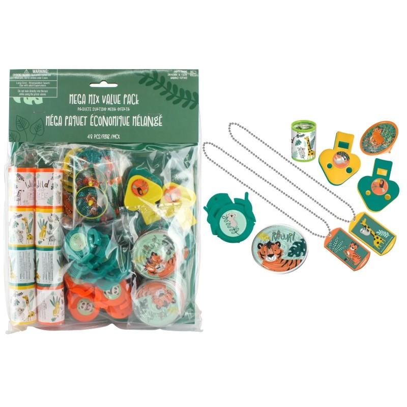 Get Wild Jungle Favour Pack (48 Piece)