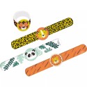 Get Wild Jungle Slap Bracelets (Pack of 4)