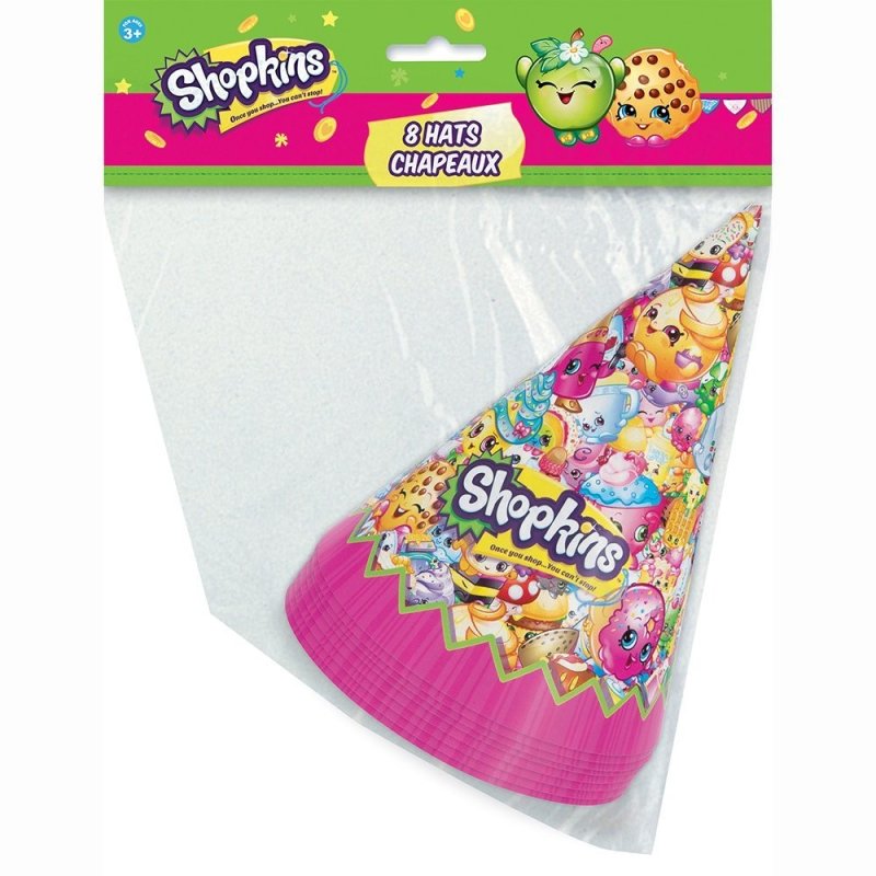 Shopkins Party Hats (Pack of 8)
