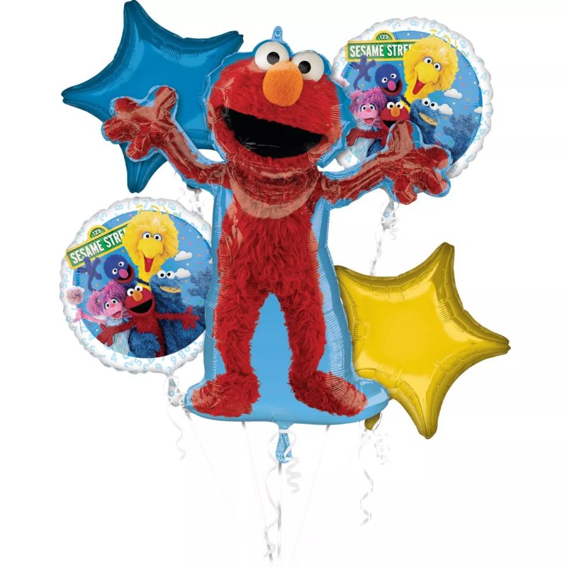 Sesame Street Balloon Bouquet (5 Piece)