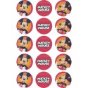 Mickey Mouse Cupcake Icing Decorations (Pack of 15)