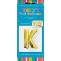 Gold Letter K Balloon 35cm