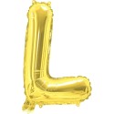 Gold Letter L Balloon 35cm