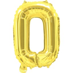 Gold Letter O Balloon 35cm