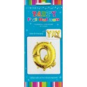 Gold Letter Q Balloon 35cm
