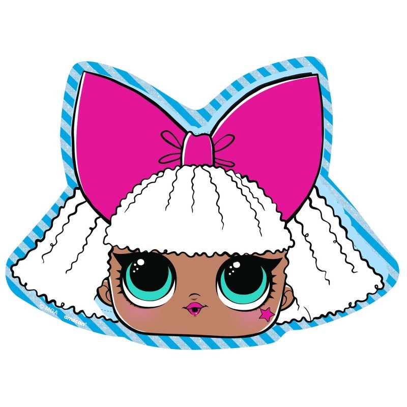 LOL Surprise Shaped Paper Plates (Pack of 8)