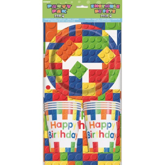 Building Blocks Party Pack (8 Guests)