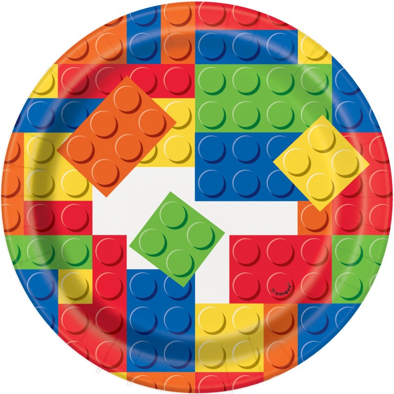 Building Blocks Birthday Party Pack (8 Guests) | Lego Party Supplies