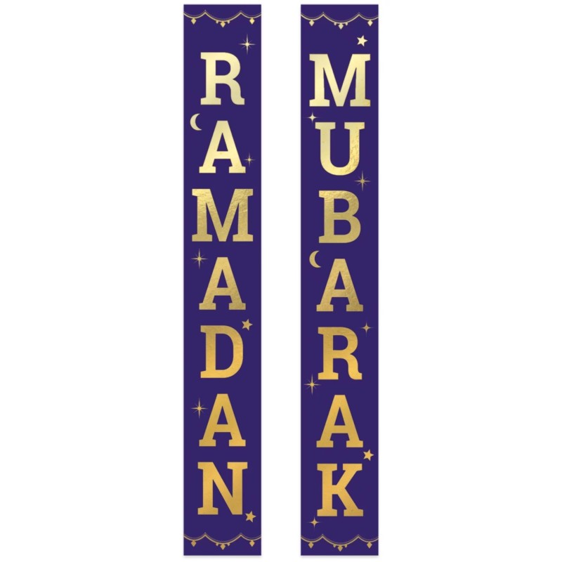 Fabric Ramadan Mubarak Banner Flags