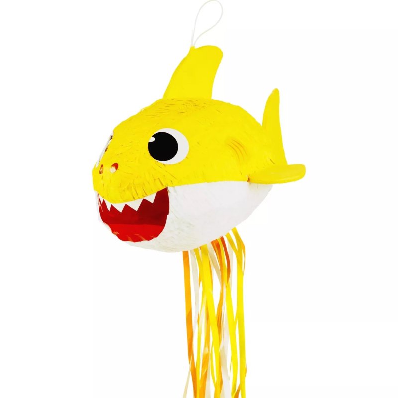 3D Pull String Baby Shark Pinata