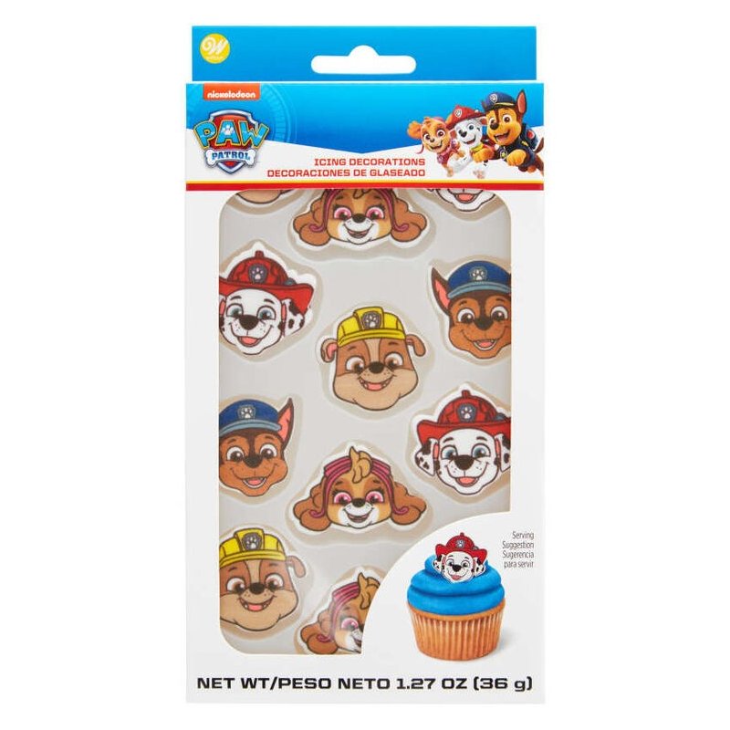Paw Patrol Icing Decorations (Pack of 12)
