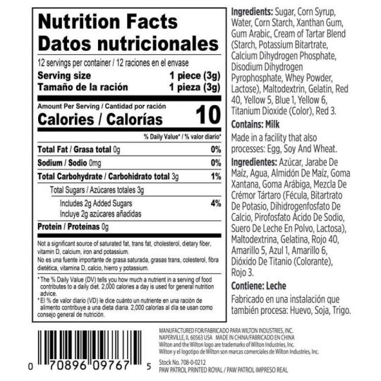 Paw Patrol Icing Decorations (Pack of 12)