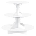 White Cardboard Cupcake Stand