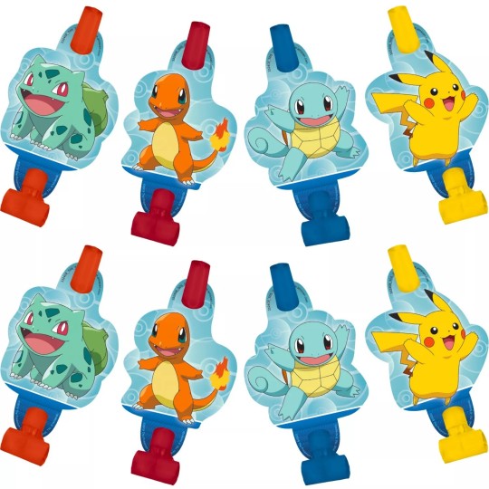 Pokemon Party Blowers (Pack of 8)
