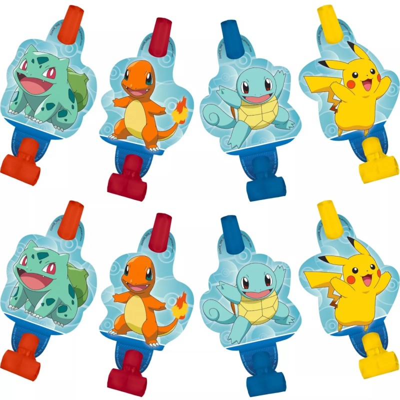 Pokemon Party Blowers (Pack of 8)