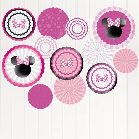 Minnie Mouse Paper Fan Decoration Kit