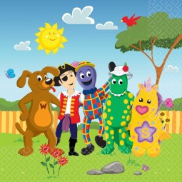 The Wiggles Large Napkins (Pack of 16)