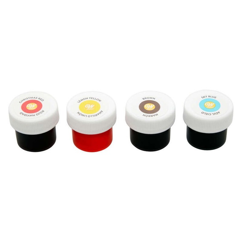 Wilton Primary Icing Colours (Set of 4)