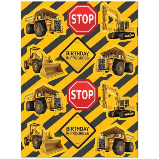 Construction Zone Stickers (Set of 48) | Discontinued