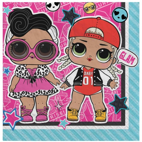 LOL Surprise Large Napkins (Pack of 16)