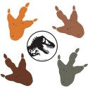 Vinyl Jurassic World Footprint Decals (Pack of 5)