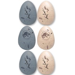Plastic Jurassic World Fillable Eggs (Pack of 6)