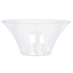 Medium Flared Clear Plastic Bowl | Candy Buffet Jars | Lolly Containers