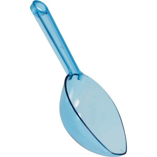 Caribbean Blue Plastic Lolly Scoop
