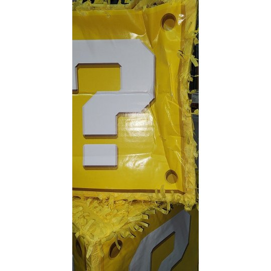 Question Block Super Mario Pinata *Damaged* | Super Mario Party Supplies