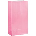 Light Pink Paper Party Bags (Pack of 12)