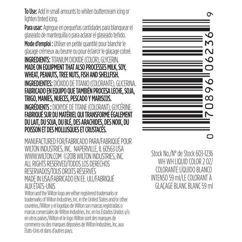 Wilton White White Icing Colour | Wilton Food Colouring