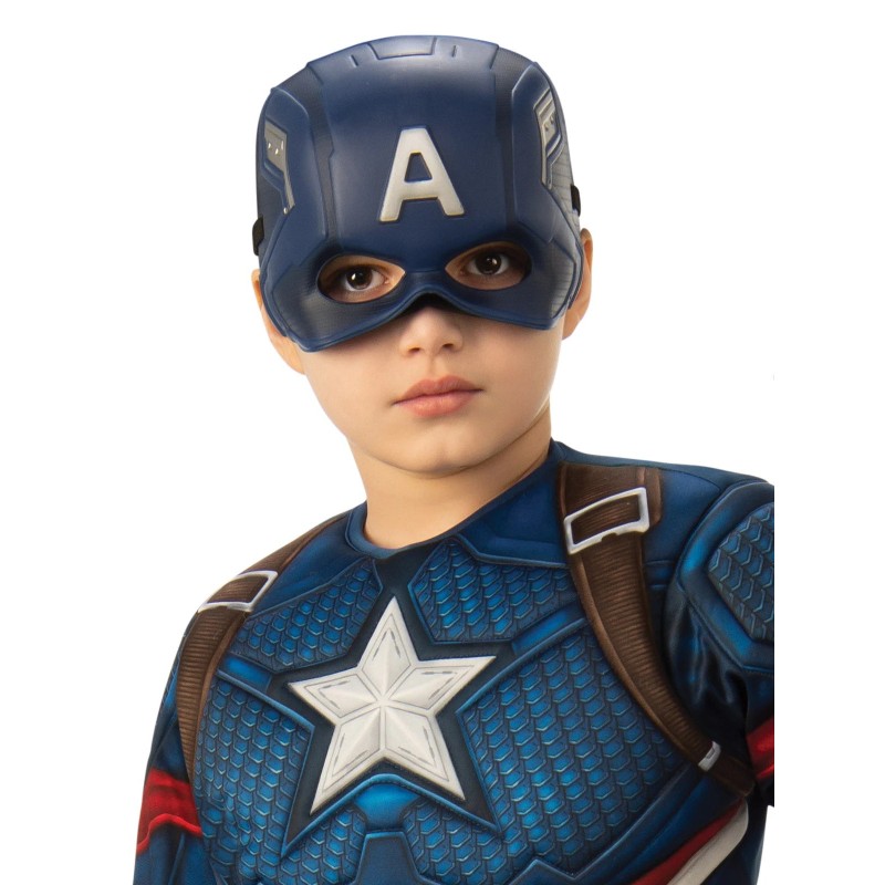 Avengers Endgame Kids Captain America Premium Costume Size 5-6 Years - Avengers Party Supplies
