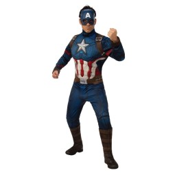 Avengers Captain America Deluxe Adults Costume - Standard Size - Avengers Party Supplies