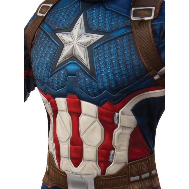 Avengers Captain America Deluxe Adults Costume - Standard Size - Avengers Party Supplies