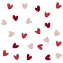 Ginger Ray Pink & Red Heart Paper Confetti