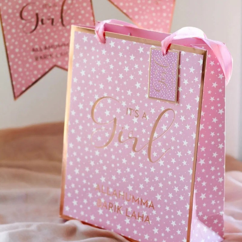 Islamic It's A Girl Gift Bag