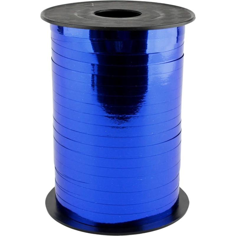 Metallic Blue Curling Ribbon 225m
