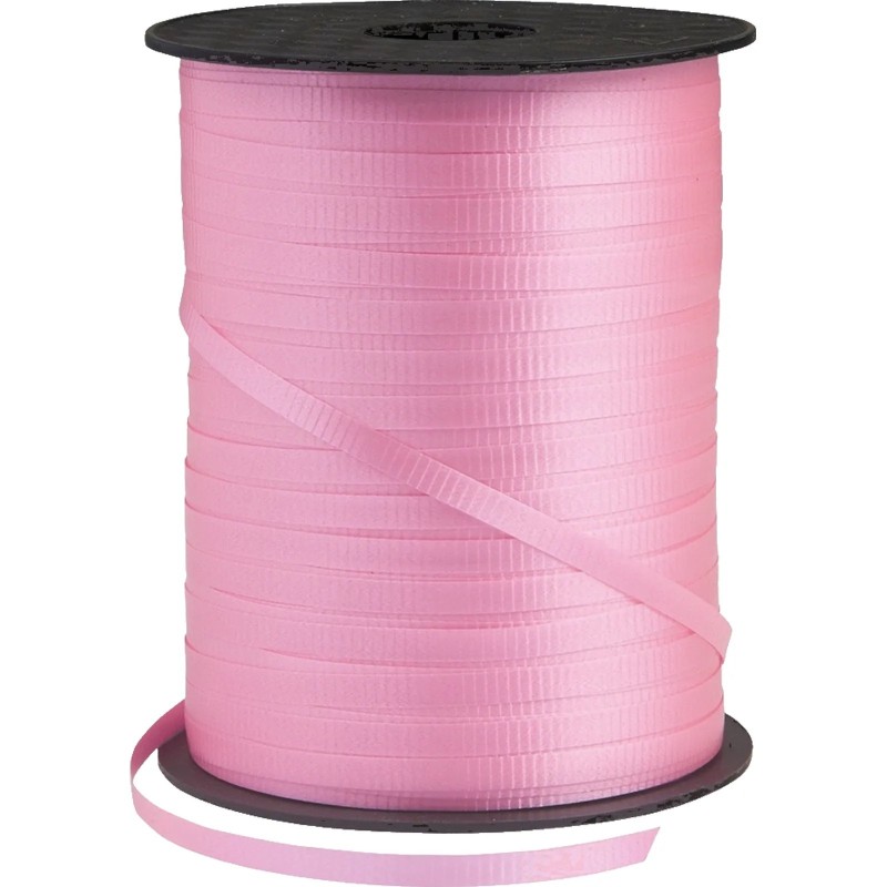 Pink Curling Ribbon 500m