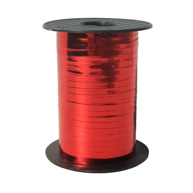 Metallic Red Curling Ribbon 225m