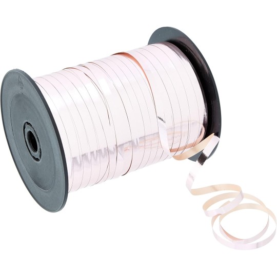 Metallic Rose Gold Curling Ribbon 230m