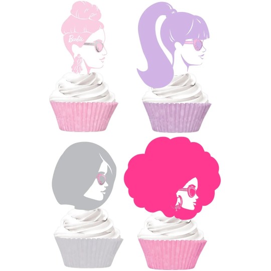 Barbie Cupcake Decorating Kit (Pack of 24)