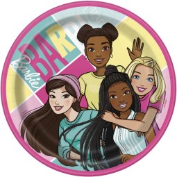 Barbie Small Paper Plates (Pack of 8)