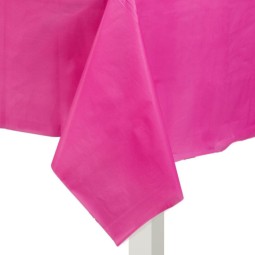 Hot Pink Plastic Tablecover