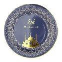 Eid Mubarak Small Paper Plates (Pack of 8)