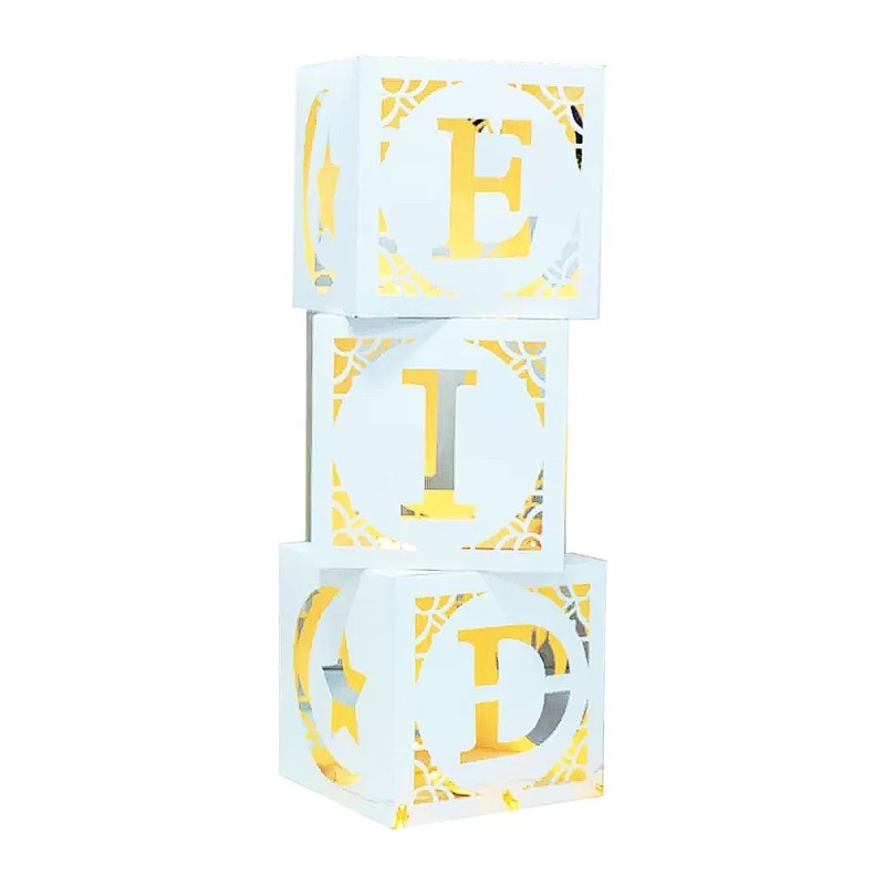 30cm Eid Box with Light (3 Pack)