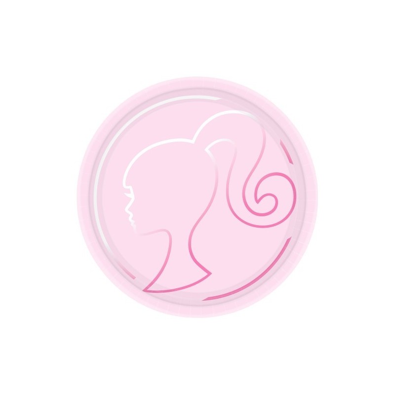 Malibu Barbie Large Paper Plates (Pack of 8)