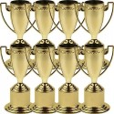 12cm Novelty Gold Trophy Cups (Pack of 8)